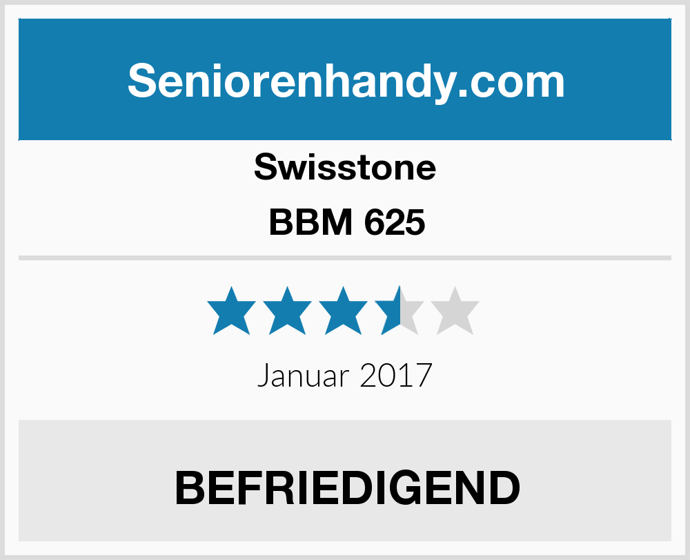 Swisstone BBM 625 Seniorenhandy Test | Seniorenhandy Test 2024