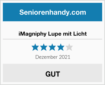  iMagniphy Lupe mit Licht Test