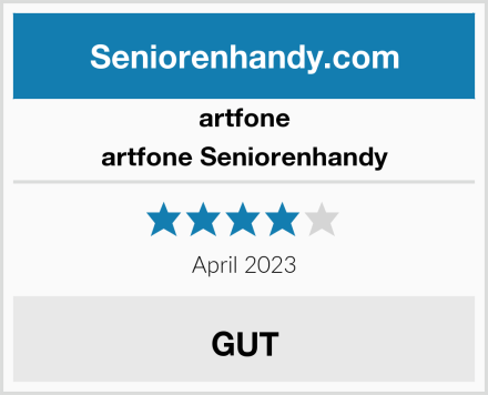 artfone artfone Seniorenhandy Test