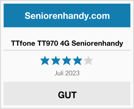  TTfone TT970 4G Seniorenhandy Test