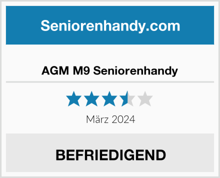 AGM M9 Seniorenhandy Test