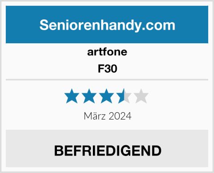 artfone F30 Test