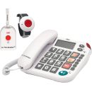 &nbsp; PRO+(G-TELWARE) KXT481SOS Haus Notruf Seniorentelefon mit Funk-SOS-Sender